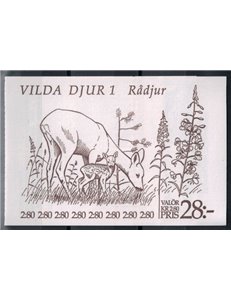SVEZIA 1992 Animali - Animals 2x5v in libretto