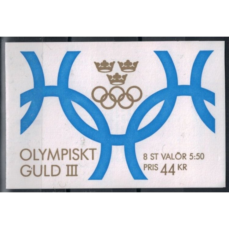 SVEZIA 1992 Vincitori delle olimpiadi - Olympic winners 2x4v in libretto