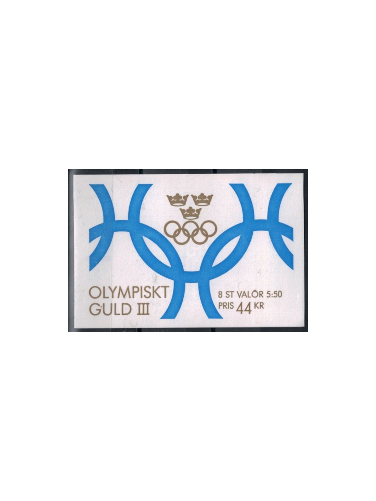 SWEDEN 1992 Olympic winners 2x4v in booklet