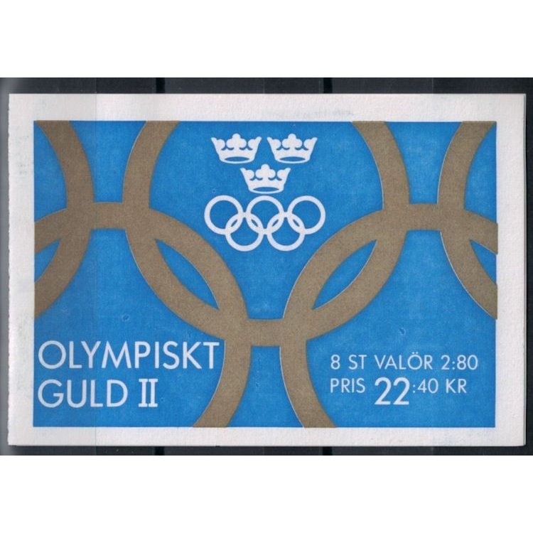 SVEZIA 1992 Medaglie d'oro alle olimpiadi - Olympic winners 2x4v in libretto