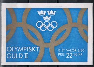 SWEDEN 1992 Olympic gold medallists - Olympic winners 2x4v in booklet