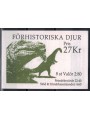 SVEZIA 1992 Animali preistorici - Prehistoric animals 2x4v in libretto