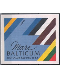 SWEDEN 1992 Baltic birds 2x4v in booklet