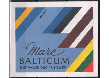 SWEDEN 1992 Baltic birds 2x4v in booklet