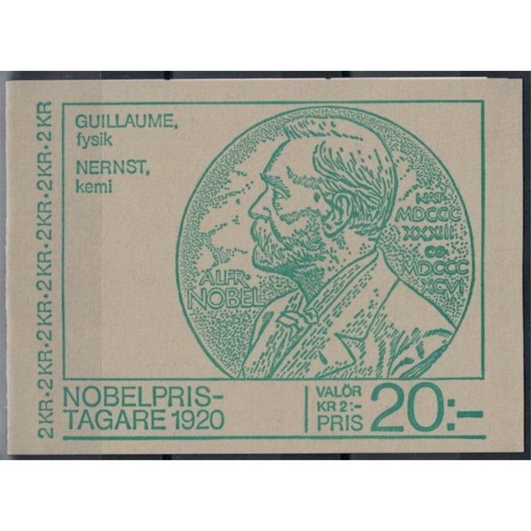 SVEZIA 1980 Premi nobel - Nobel prize winners 5x2v in libretto