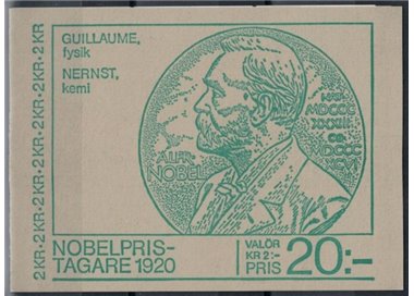 SVEZIA 1980 Premi nobel - Nobel prize winners 5x2v in libretto