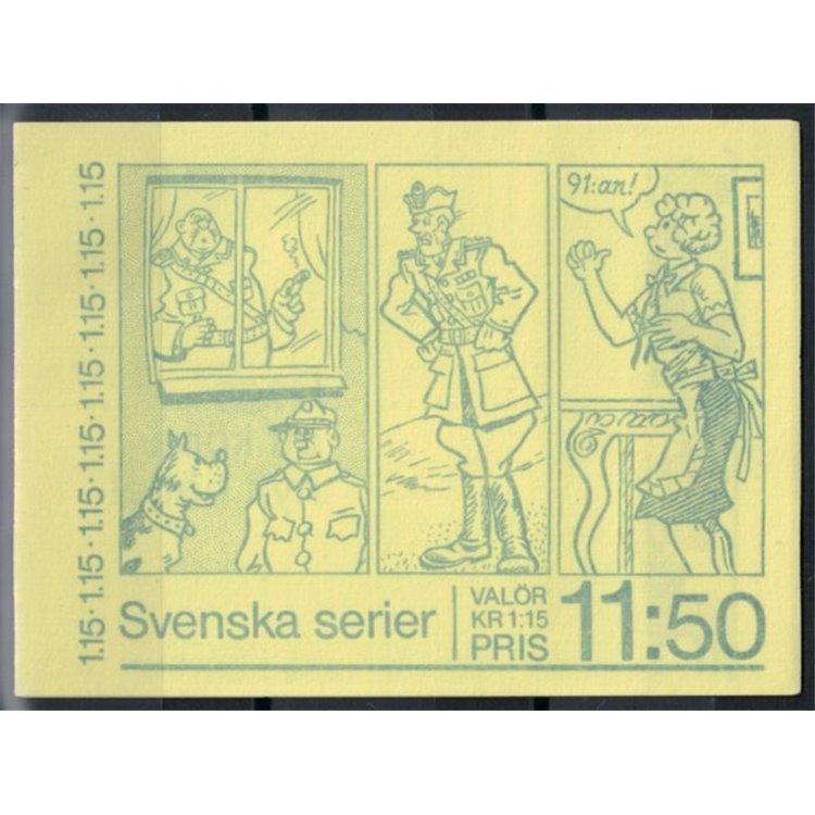 SWEDEN 1980 Christmas 10x1v in booklet