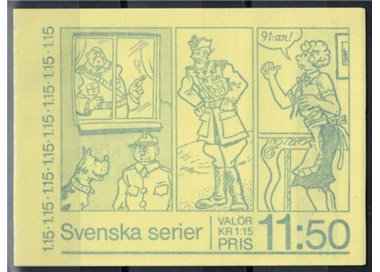SWEDEN 1980 Christmas 10x1v in booklet