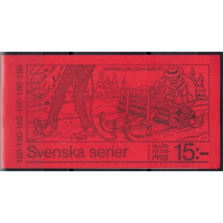 SWEDEN 1980 Christmas 15KR 10x1v in booklet