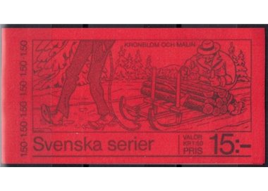 SWEDEN 1980 Christmas 15KR 10x1v in booklet