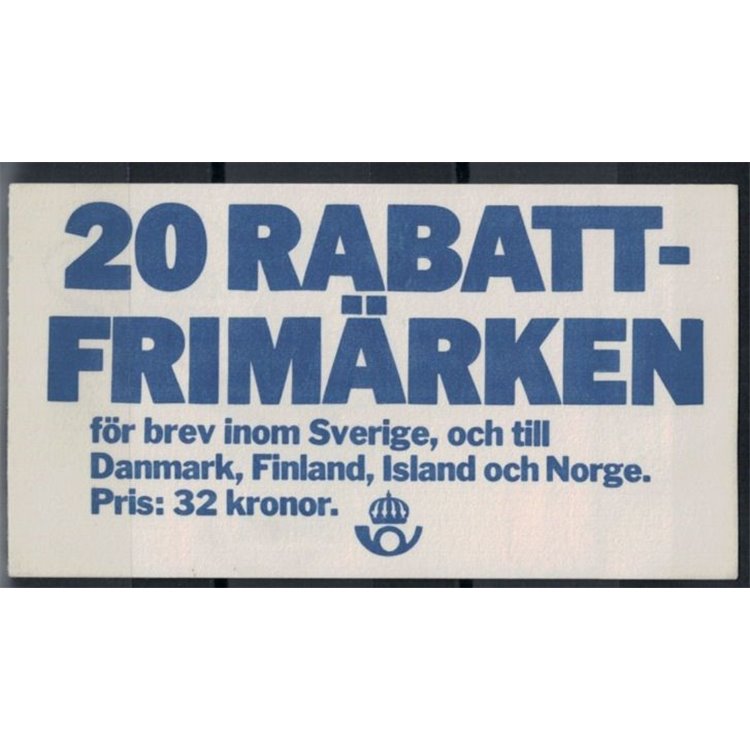 SVEZIA 1984 Stemmi di province svedesi - Provincial coat of arms 5x4v in libretto