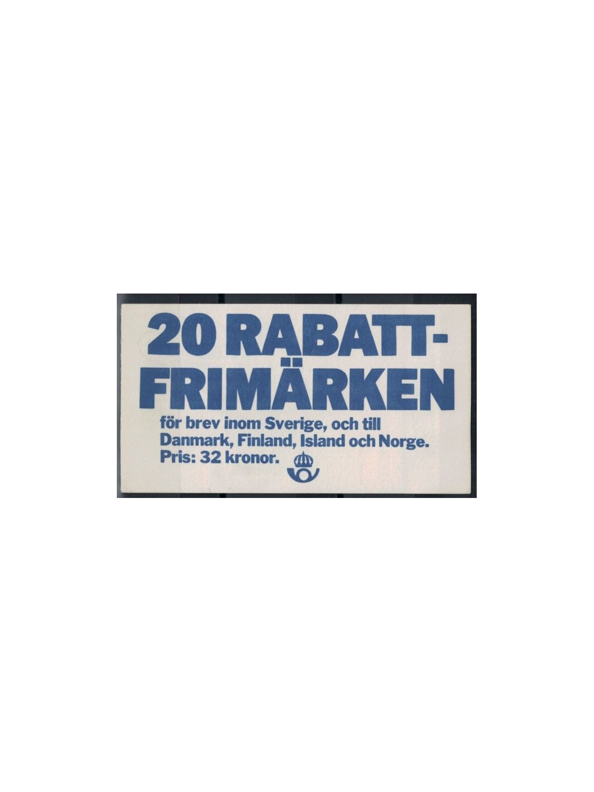 SWEDEN 1984 Provincial coats of arms 5x4v in booklet