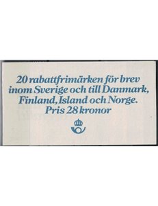 SWEDEN 1981 Provincial coat of arms 5x4v in booklet