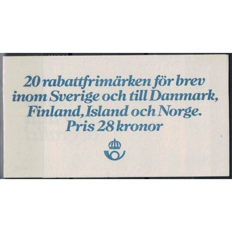 SWEDEN 1981 Provincial coat of arms 5x4v in booklet