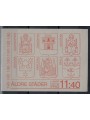SWEDEN 1984 Old cities 6v in booklet