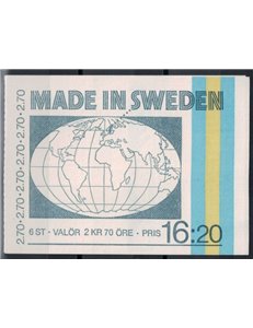 SWEDEN 1984 Exports - Technics 6v in booklet