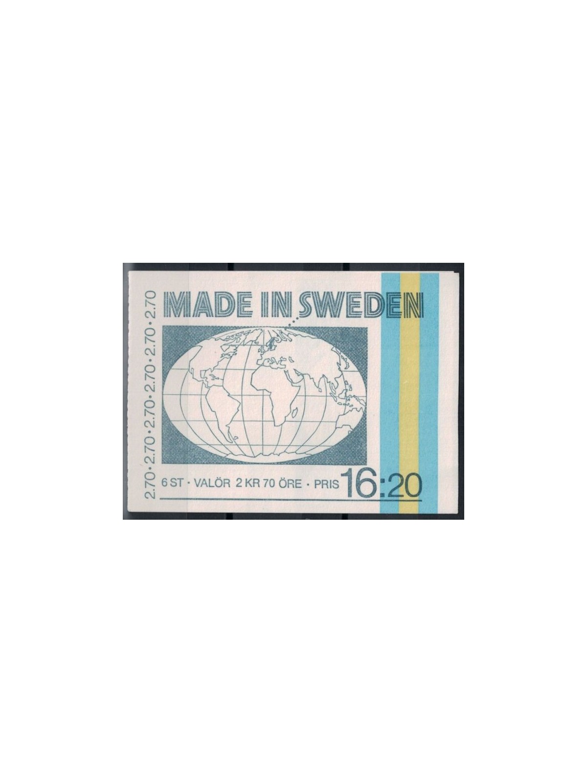 SVEZIA 1984 Esportazioni - Technics 6v in libretto