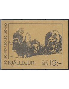 SVEZIA 1984 Flora e fauna 5x2v in libretto