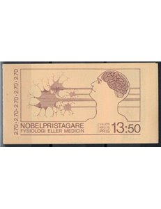 SWEDEN 1984 Nobel prize winners in medicine 5v in booklet