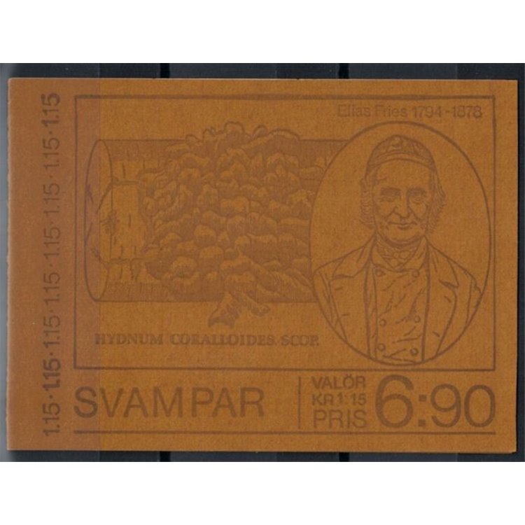 SVEZIA 1978 Funghi LB MNH**