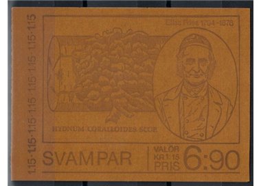 SVEZIA 1978 Funghi LB MNH**