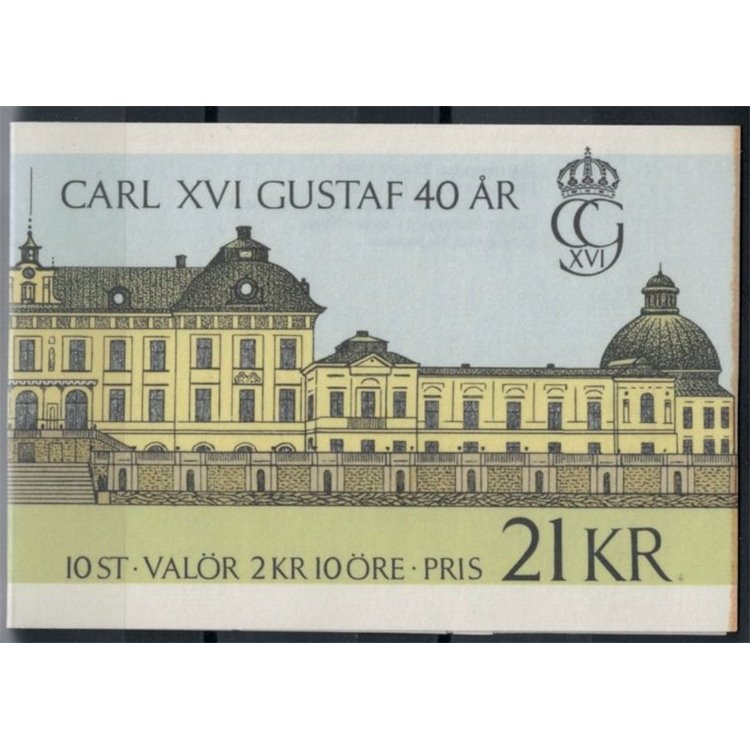 SVEZIA 1988 Re Carlo XVI - King Carl XVI 2x5v in libretto