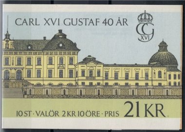 SVEZIA 1988 Re Carlo XVI - King Carl XVI 2x5v in libretto