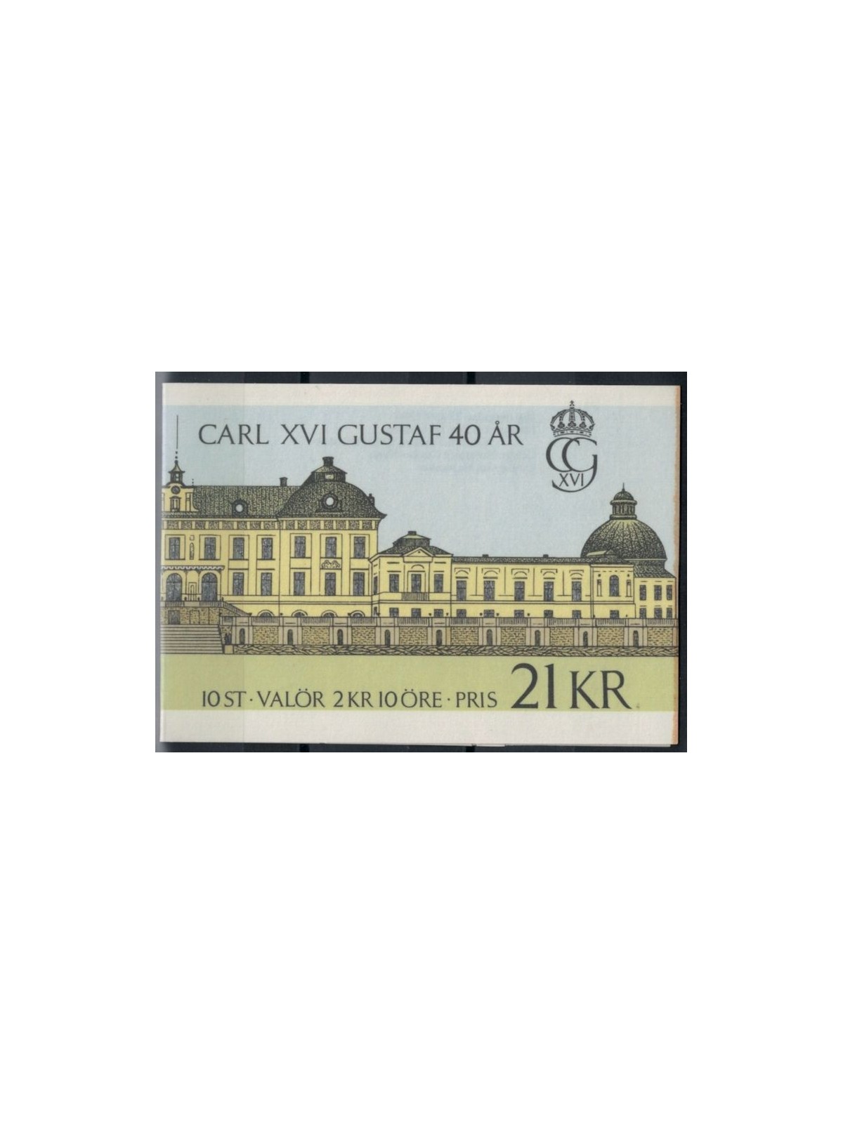 SVEZIA 1988 Re Carlo XVI - King Carl XVI 2x5v in libretto