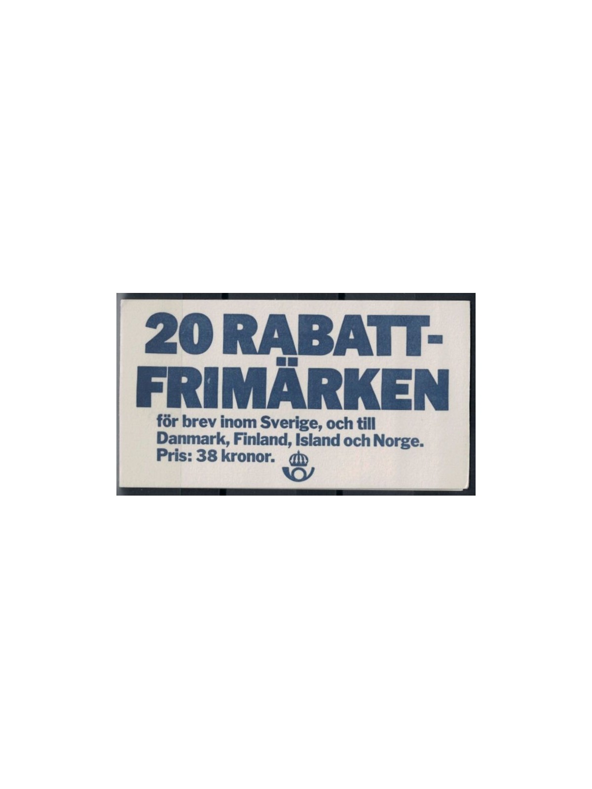 SVEZIA 1986 Stemmi di province svedesi - Provincial coat of arms 5x4v in libretto