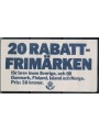 SWEDEN 1986 Swedish provincial coats of arms 5x4v in booklet