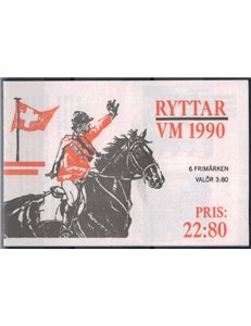 SVEZIA 1990 Sport equestri LB MNH**