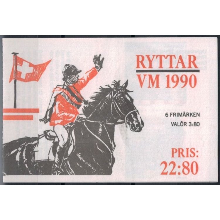 SVEZIA 1990 Sport equestri LB MNH**