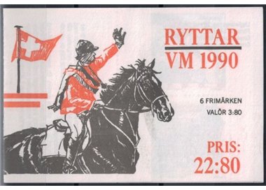 SVEZIA 1990 Sport equestri LB MNH**