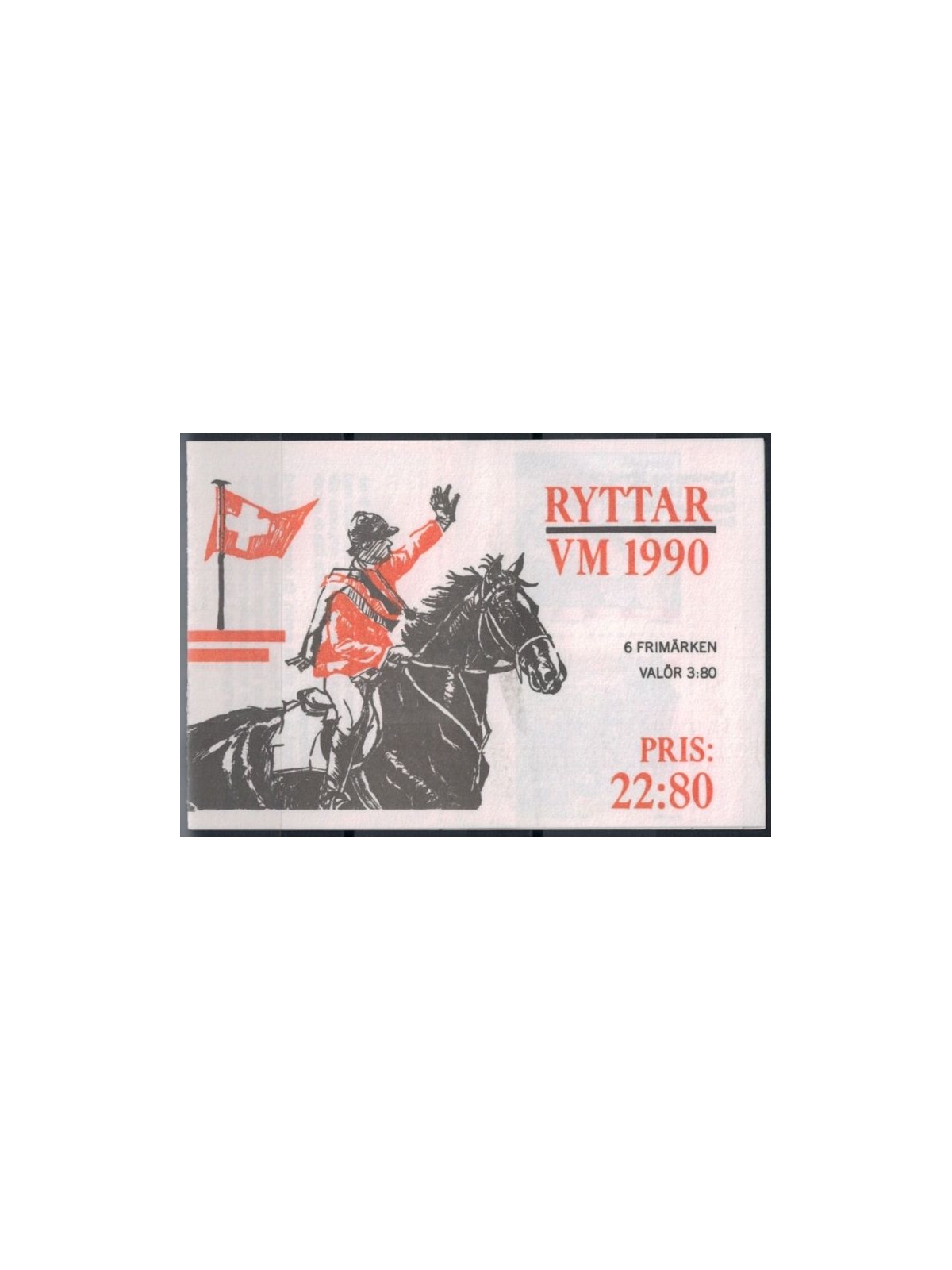 SWEDEN 1990 Equestrian sports booklet MNH**