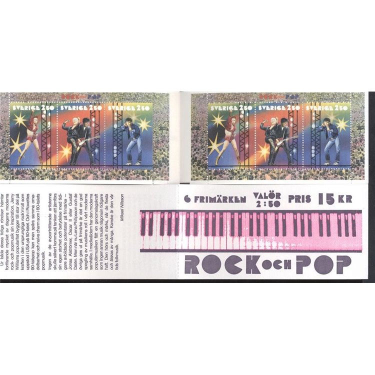 SWEDEN 1991 Modern music booklet MNH**