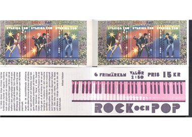 SWEDEN 1991 Modern music booklet MNH**