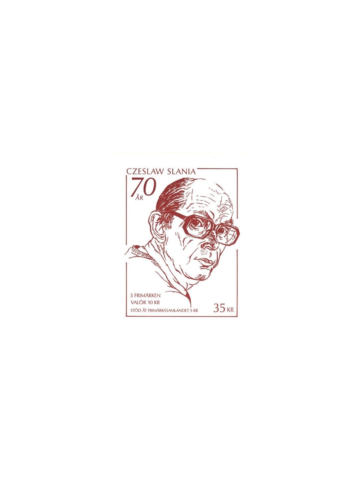 SVEZIA 1991 Giornata del francobollo - Stamp day 3v in libretto