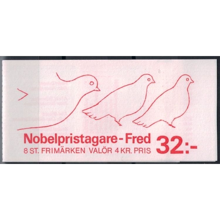 SVEZIA 1991 Premi nobel per la pace - Nobel prize winners 2x4v in libretto