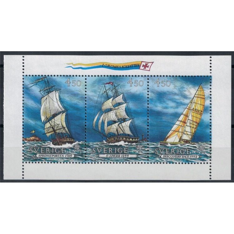 SWEDEN 1992 Europe s/s MNH**