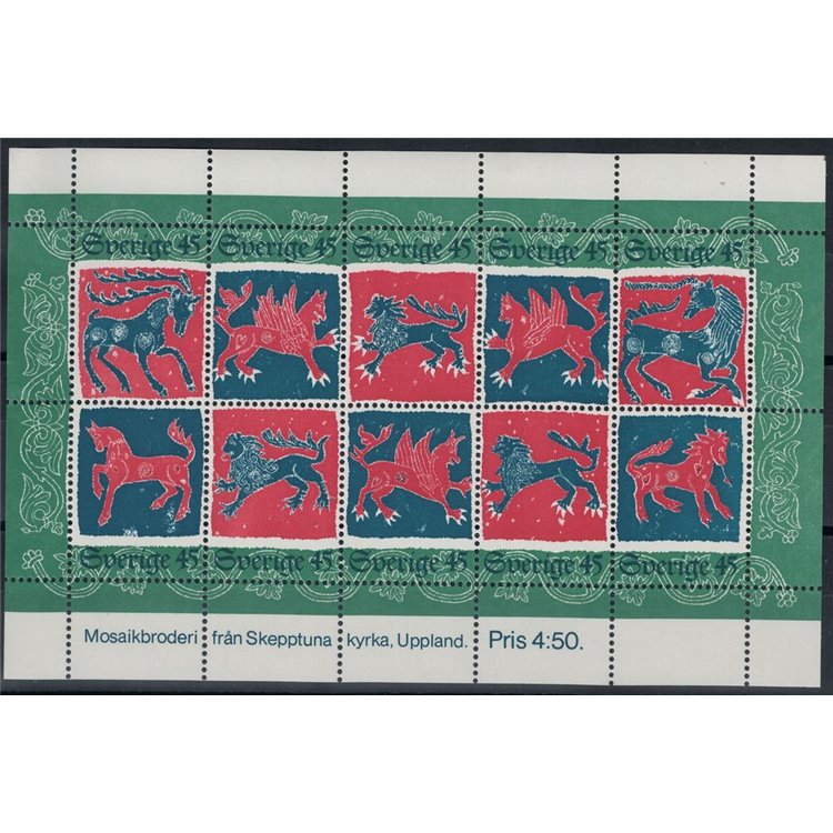 SVEZIA 1974 Natale BF MNH**