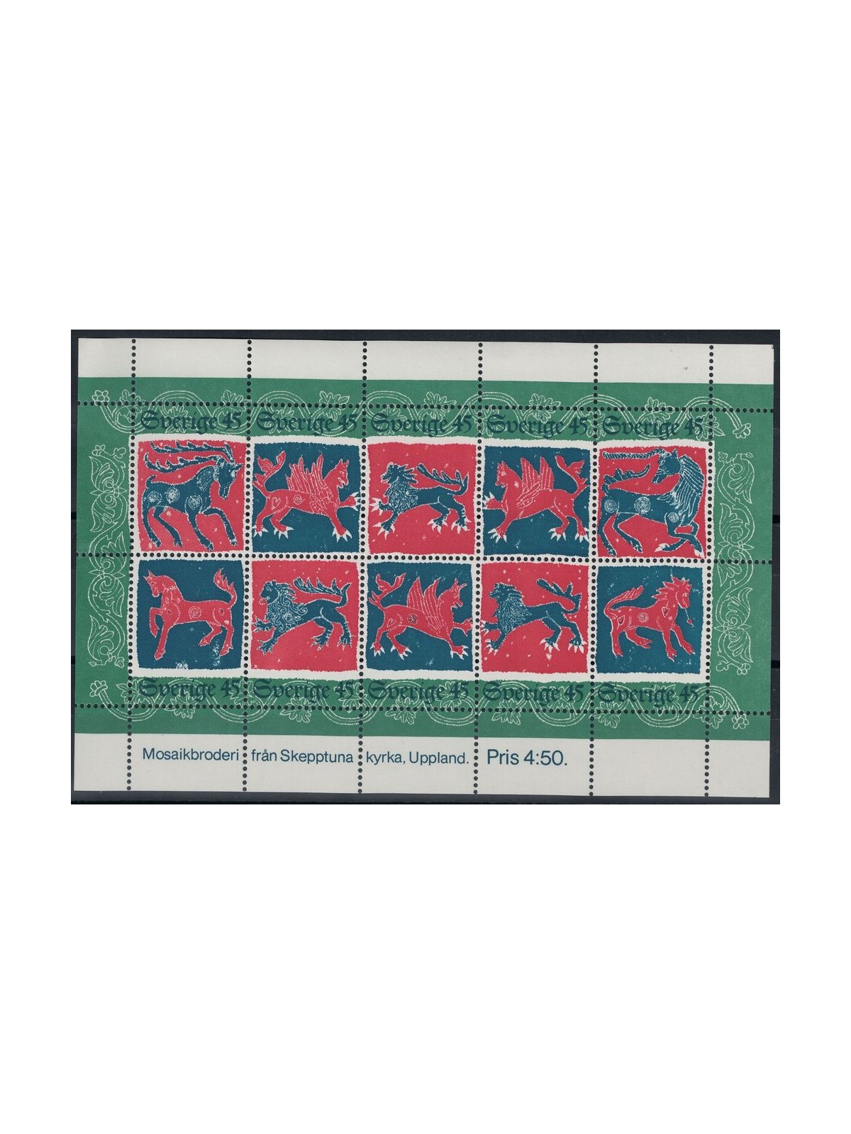 SVEZIA 1974 Natale BF MNH**