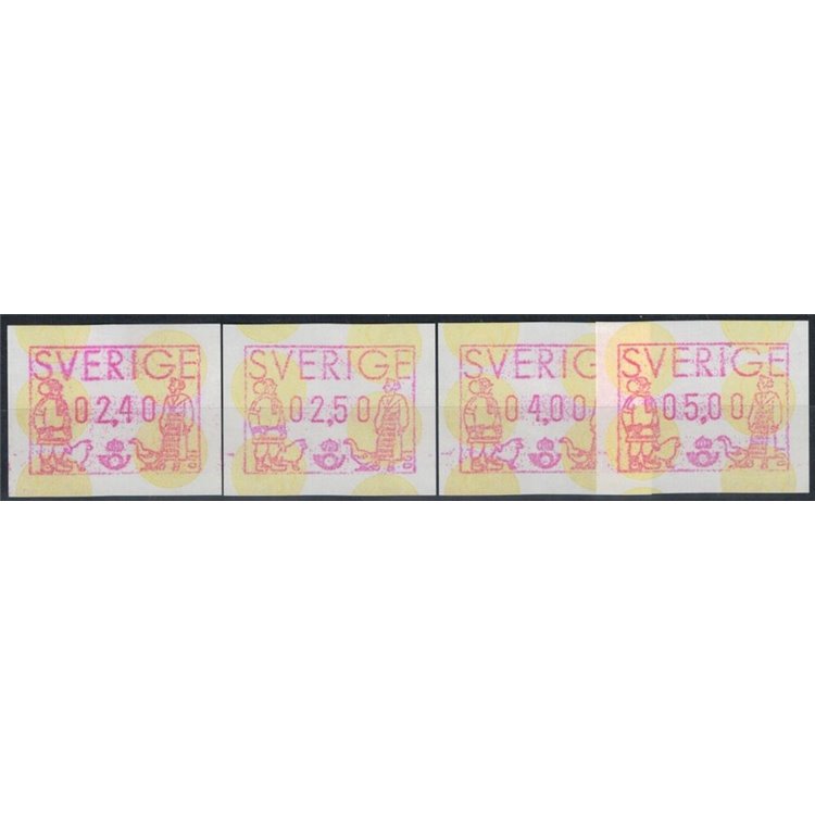 SVEZIA 1991 Frama, automatici 4v MNH**