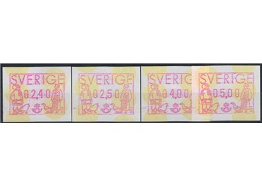 SVEZIA 1991 Frama, automatici 4v MNH**
