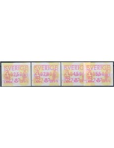 SVEZIA 1992 Frama, automatici 4v MNH**