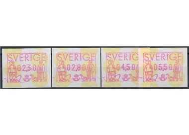 SVEZIA 1992 Frama, automatici 4v MNH**