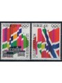 NORVEGIA 1992 Giochi olimpici Lillehammer 94 - Olympic Winter Games 2v MNH**