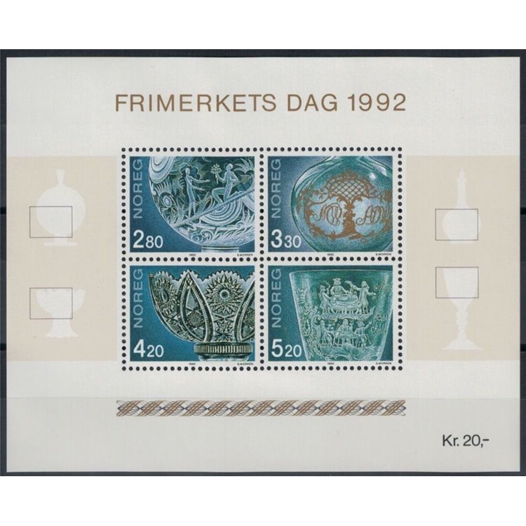 NORWAY 1992 Stamp Day s/s