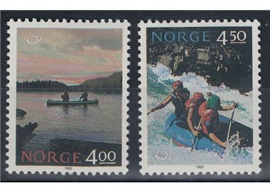 NORVEGIA 1993 Norden, turismo 2v MNH**