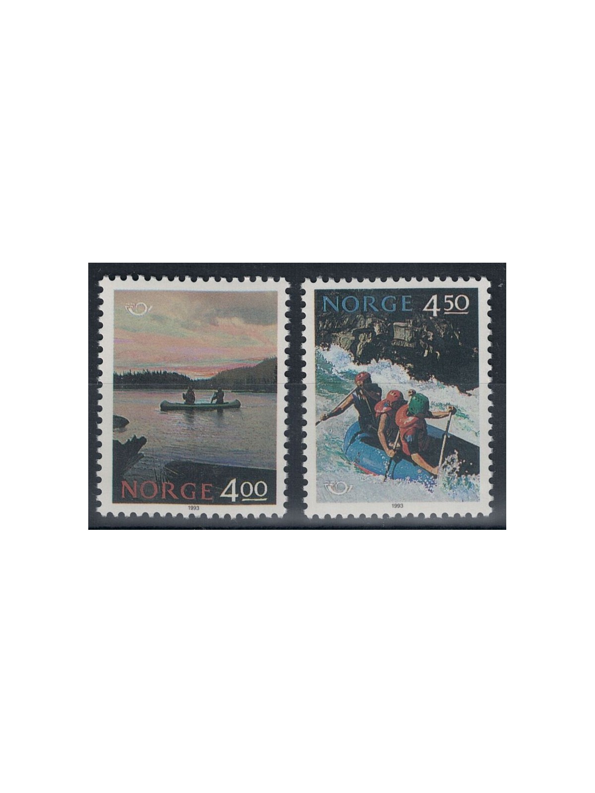 NORWAY 1993 Norden, tourism 2v MNH**