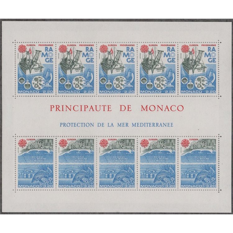 MONACO 1986 Europa BF MNH**